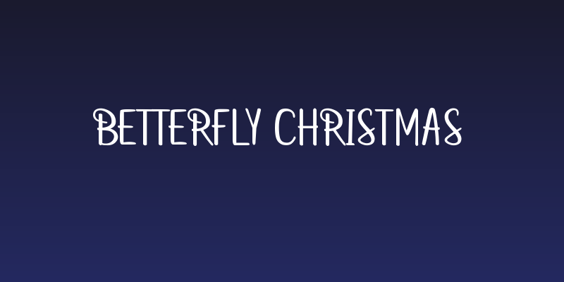 betterfly christmas Social Header