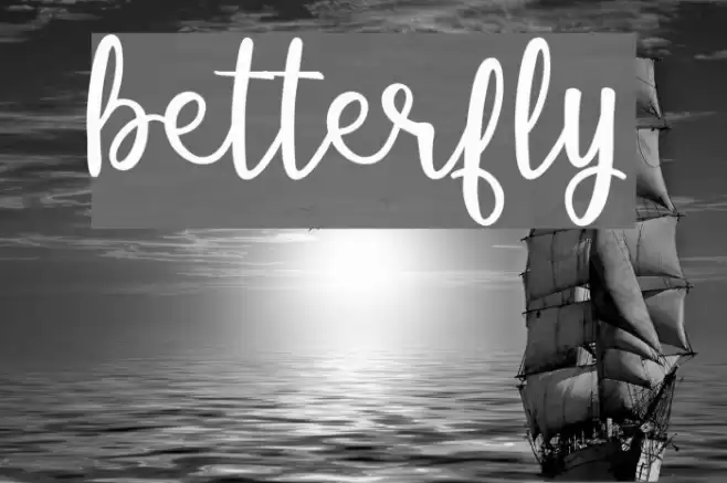 betterfly Font examples