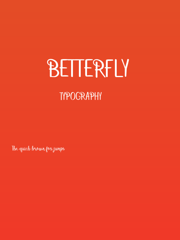 betterfly Poster