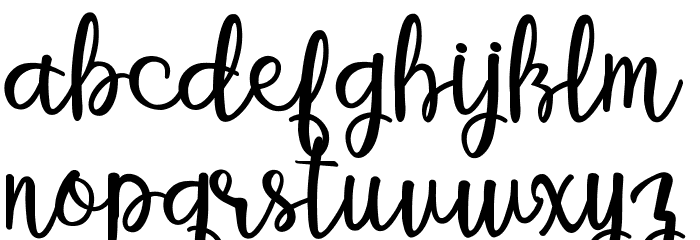 betterfly Font LOWERCASE