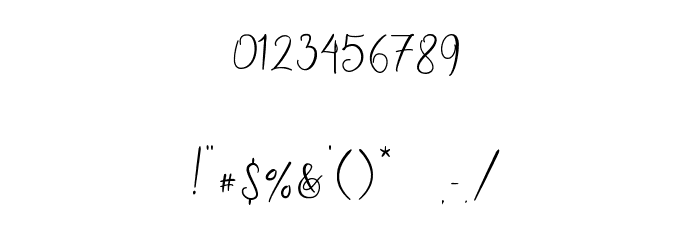 betterlife Font OTHER CHARS