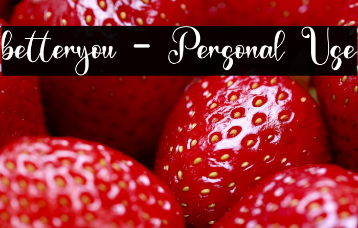 betteryou - Personal Use Example 1