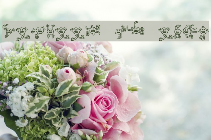 between my ears Font examples