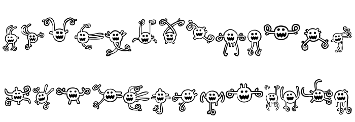 between my ears Font LOWERCASE