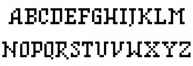 BF Mnemonika Regular Regular フォント 大文字