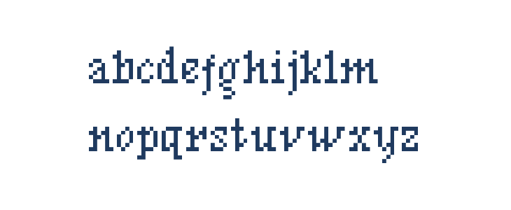BF Mnemonika Regular Regular Lowercase