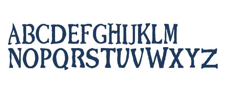 BFG Font Lowercase