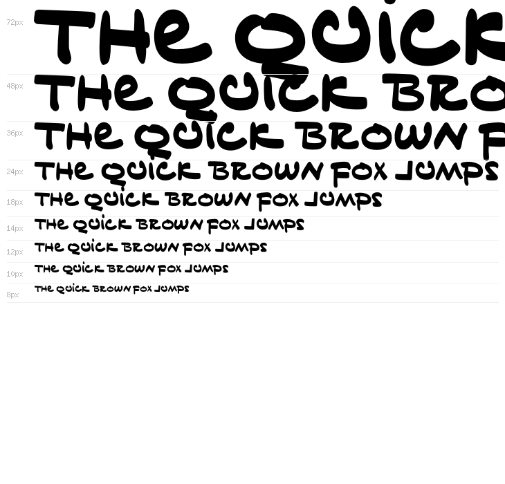 BFTinyHand-Regular Waterfall