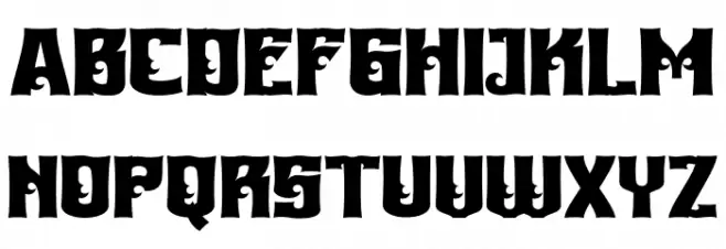 BHEKOF-Regular Schriftart Groß