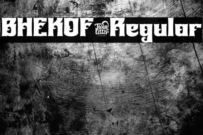 BHEKOF-Regular फ़ॉन्ट examples