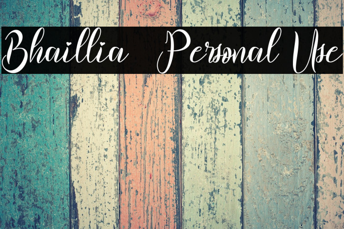 Bhaillia - Personal Use Example 2