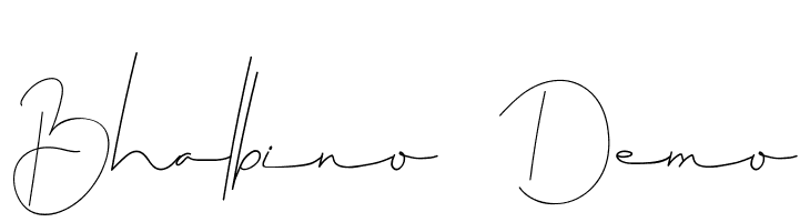 Bhalbino Demo  font caratteri gratis
