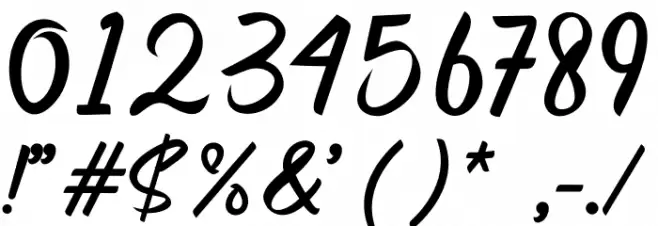 Bhanira Font OTHER CHARS