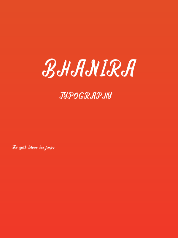 Bhanira Poster