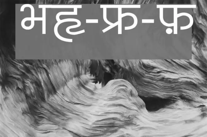 BharatVani-Wide-Font Font examples