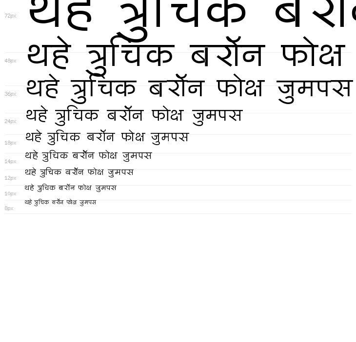 BharatVani-Wide-Font Waterfall