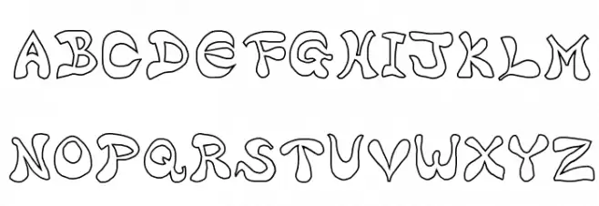 Bharatic-Font[W] Schriftart Groß