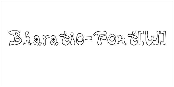 Bharatic-Font[W] Logo