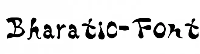 Bharatic-Font  Frei Schriftart Herunterladen