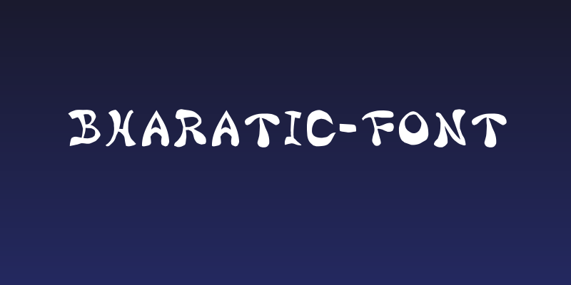 Bharatic-Font Social Header