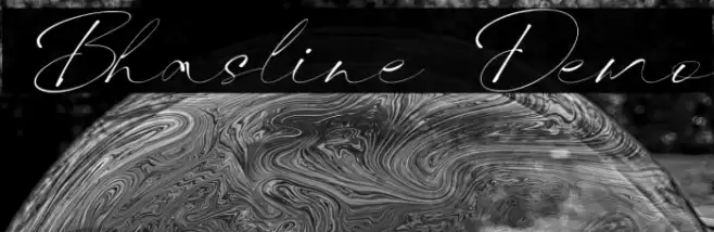Bhasline Demo Font examples