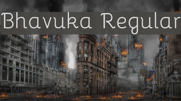 Bhavuka Regular Schriftart examples