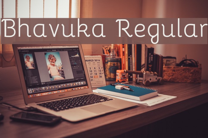 Bhavuka Regular Schriftart examples