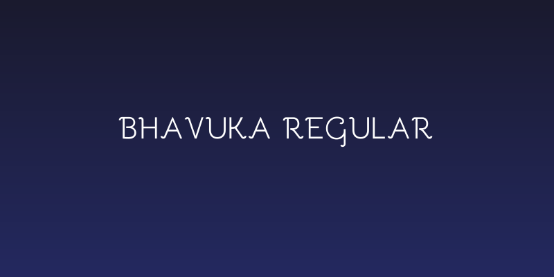 Bhavuka Regular Social Header