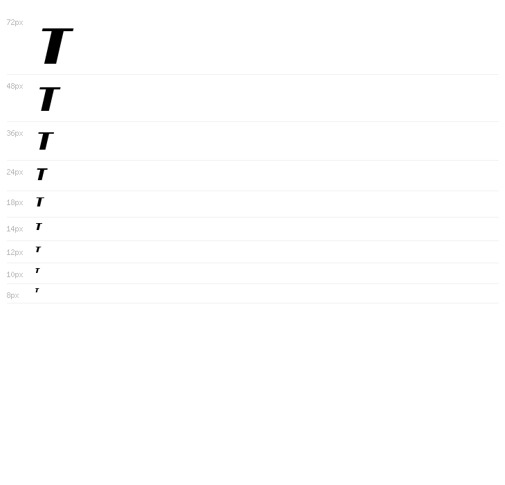 Bhejeuct Gash Typeface Waterfall