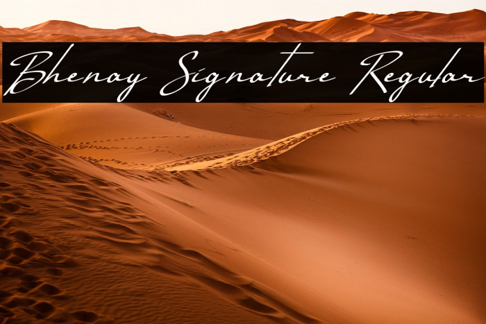 Bhenay Signature Regular Example 1