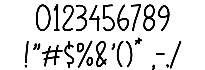 Bherlian Note Font OTHER CHARS