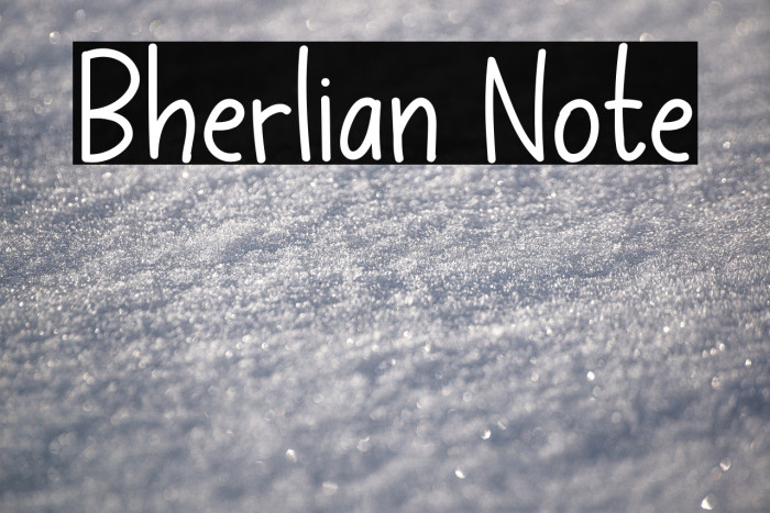 Bherlian Note Example 2