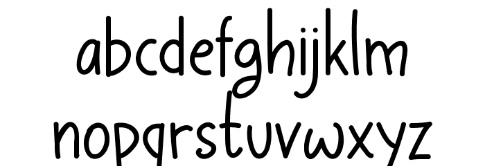 Bherlian Note Font LOWERCASE