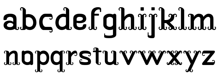 Bhertani Font LOWERCASE