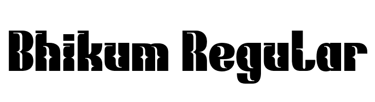 Bhikum Regular  لخطوط تنزيل