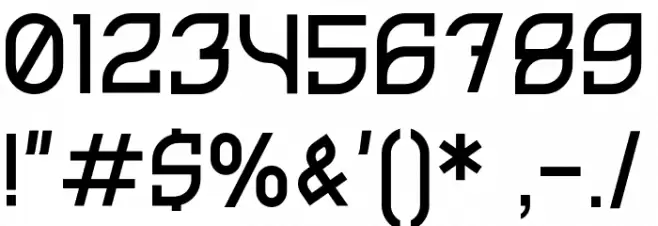 Bhofila Font OTHER CHARS