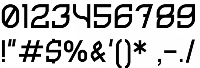 Bhofila Font OTHER CHARS