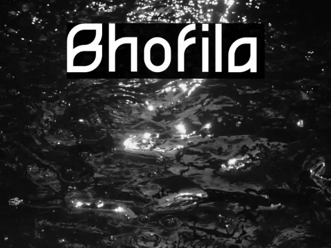 Bhofila Font examples