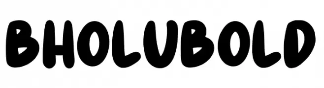 Bholu Bold  Fuentes Gratis Descargar