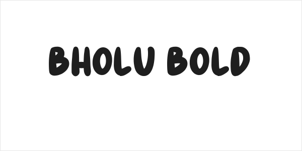 Bholu Bold Logo