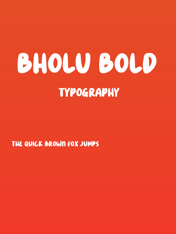 Bholu Bold Poster