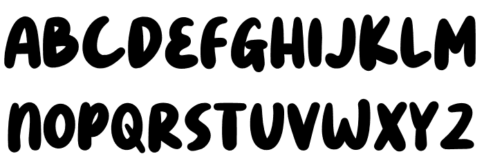 Bholu Bold Font LOWERCASE