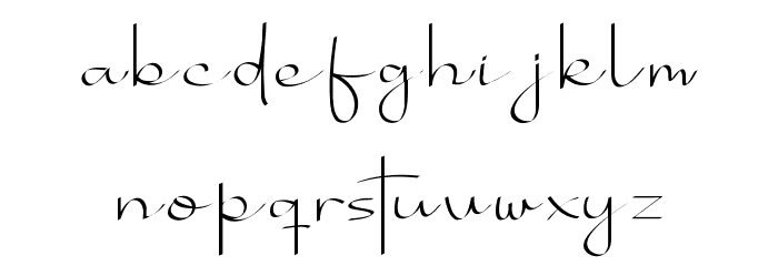 Bhotten Font LOWERCASE