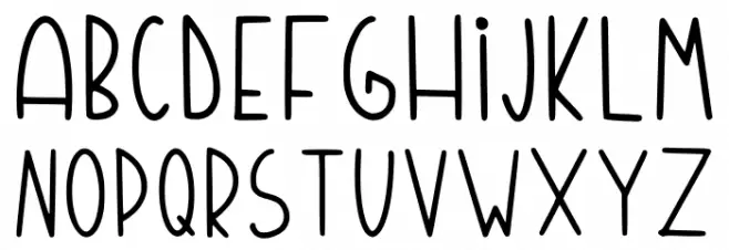 Bhumi Font Regular 字体 大写