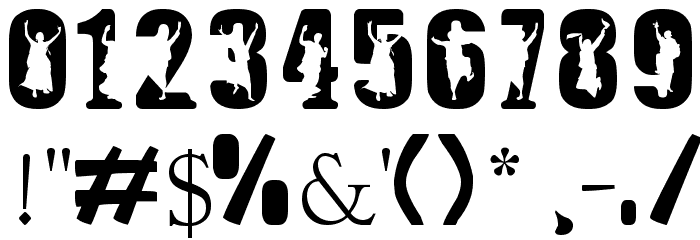 bhangra Font OTHER CHARS