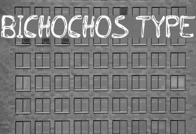 BICHOCHOS TYPE Шрифта examples