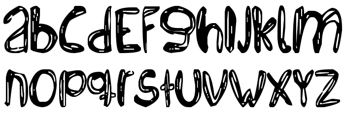 BICHOCHOS TYPE Font LOWERCASE