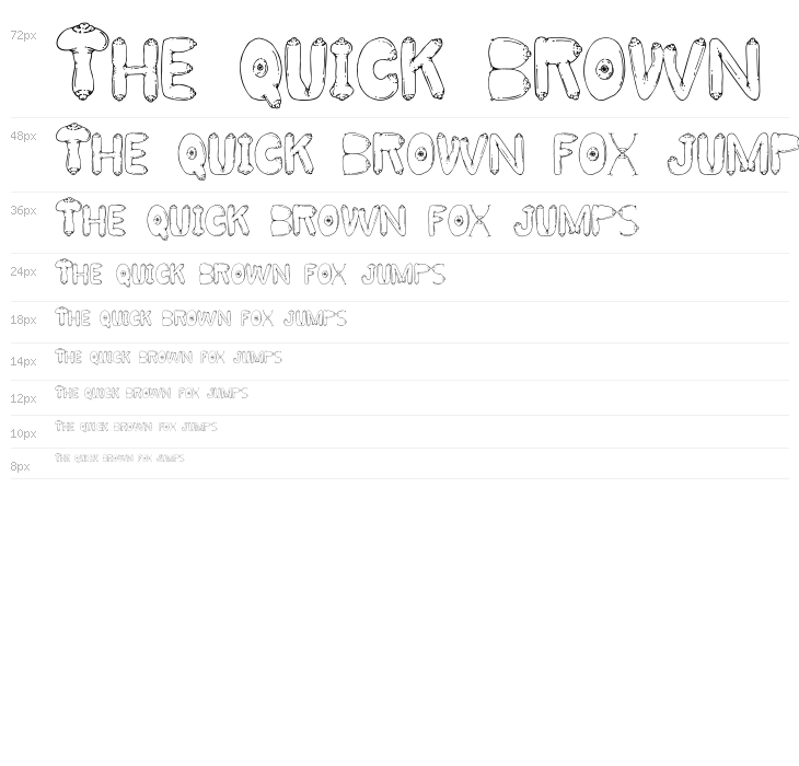 BIG BREAST FONT Waterfall