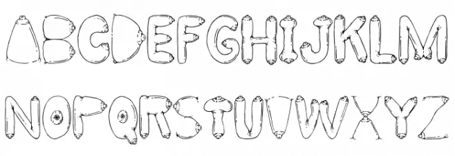 BIG BREAST FONT Fuentes MINÚSCULAS