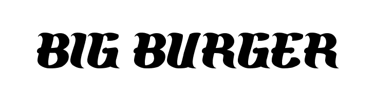 Download Free Big Burger Font Ffonts Net Fonts Typography